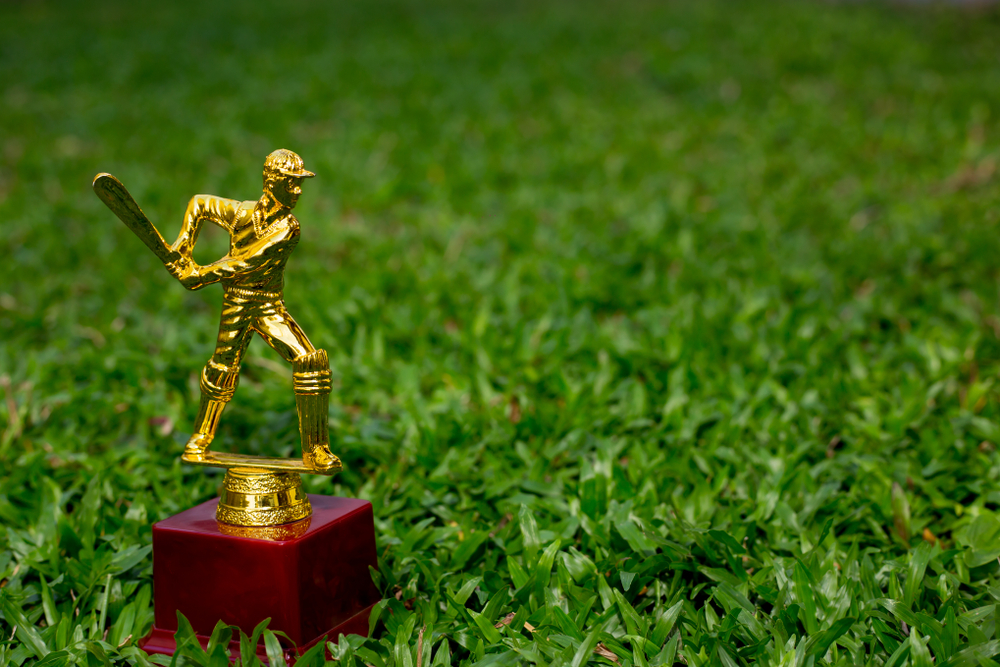 Cricket trophy.